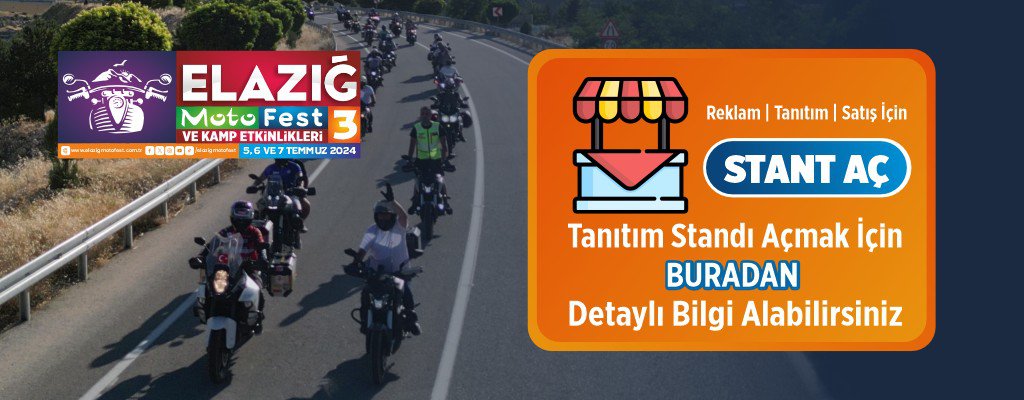 Elazığ Motofest'te Stant Aç!